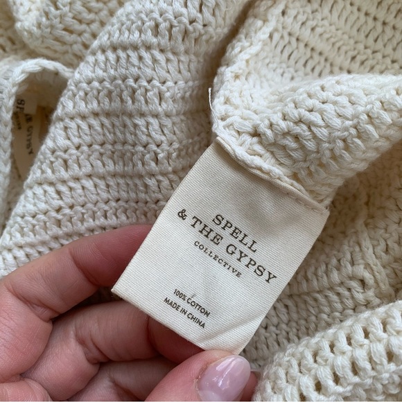 Spell & The Gypsy Collective Let The Sunshine In Rainbow Crochet Maxi Skirt - Picture 9 of 9